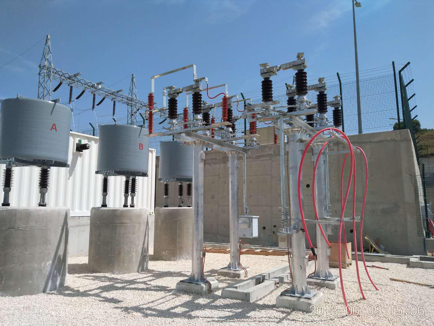 풍력 발전 단지용 Sinopak 6.6kV 실외 공기 냉각식 STATCOM